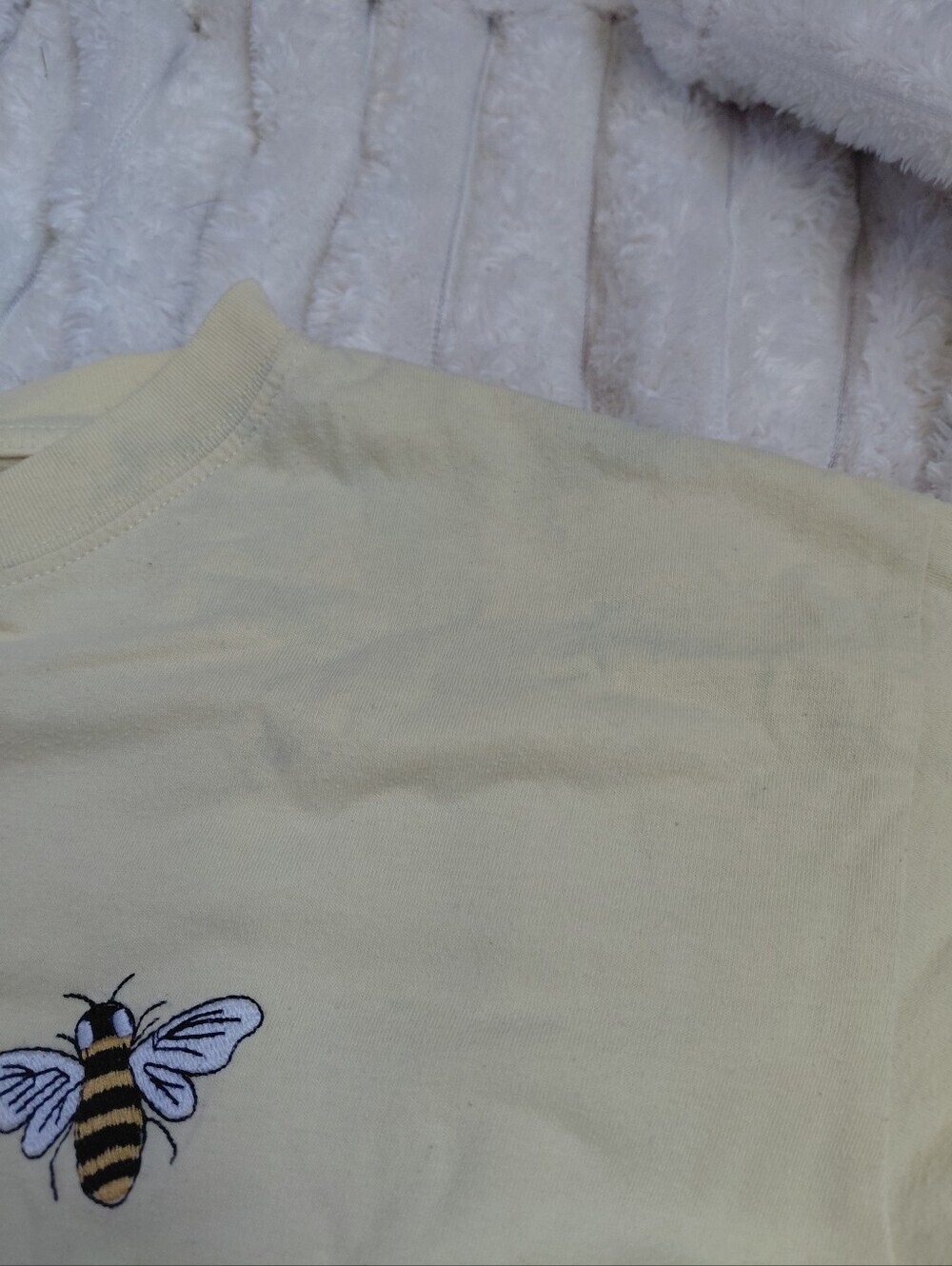 Winnie The Pooh Cross Stitch T Shirt - Picture 4 of 5